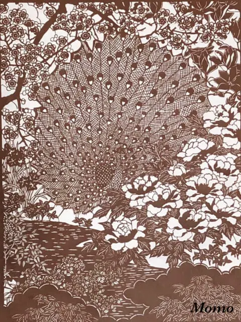 型紙彫刻 | 黒猫モモ / KURONEKO MOMO